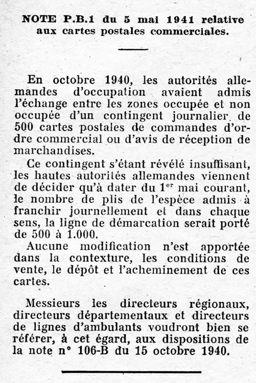 Augmentation du quota Cp commerciales