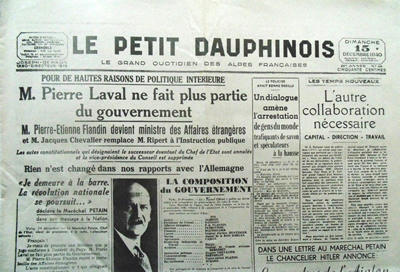 Départ Pierre laval