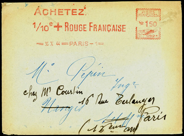 EMA Achetez un dixième croix-ouge 1944