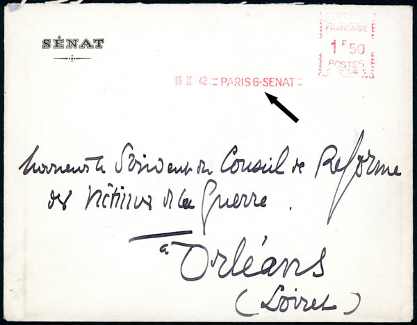 EMA du Sénat en 1941