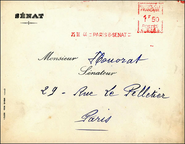 EMA des services résiduels du Sénat 1944