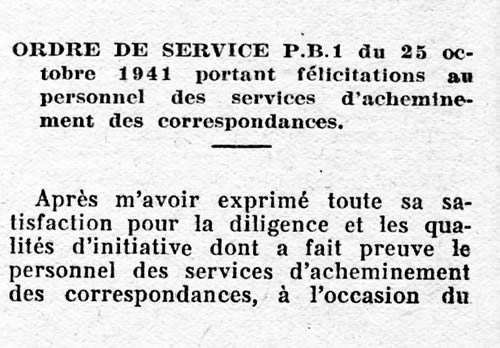 Félicitations ministérielles