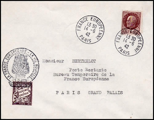 Les deux cachets de l'exposition