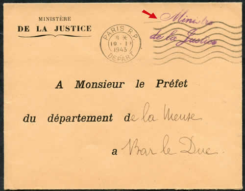 Franchise du Ministre de la Justice