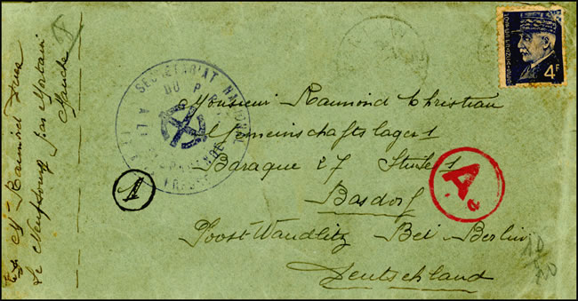 Lettre avec acchet administratif du P.P.F.