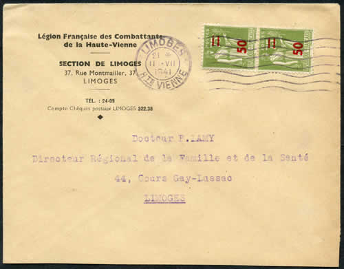 Lettre de la Légion Limoges