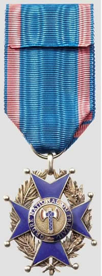 Médaille du travail (revers)