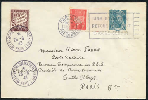 OMEC une enveloppe retouréne..