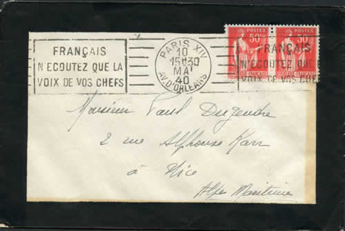 OMEC N'écoutez que la voix de vos chefs