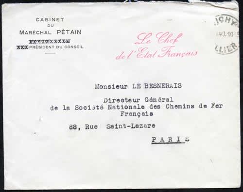 Enveloppe à entête modifiée