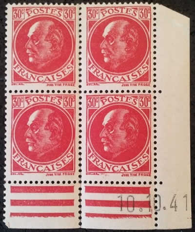 Timbre Pétain type PROST