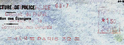 Service des Etrangers de la Préfecture de Police