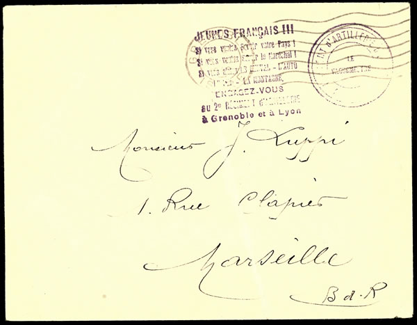 Griffe de propagande pour l'Armée  d'Armistice