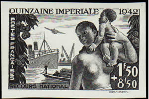 timbre Quinzaine Impériale