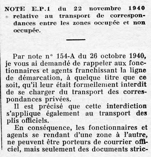 Transport frauduleux de courrier