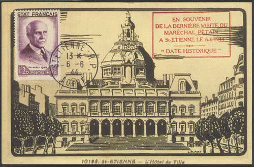 Vuisite pétain à Saint-Etienne