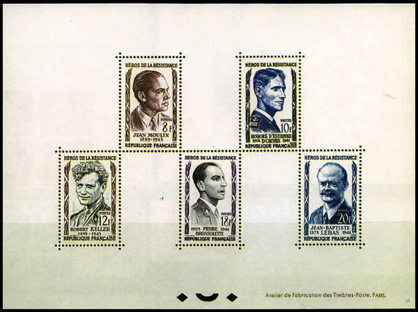 Bloc-feuillet Jean Moulin