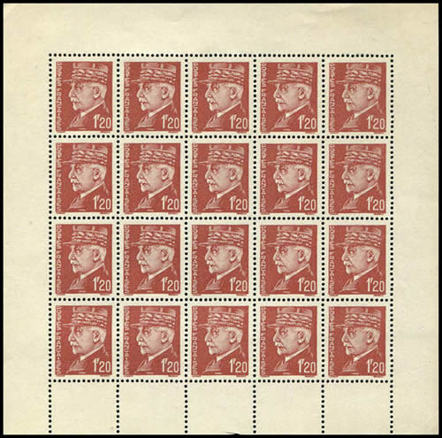 Bloc Intelligence Service Pétain 1F20