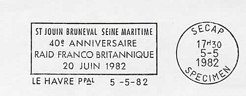 Raid Bruneval OMEC specimen