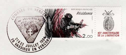 Oblitération temporaire 40ème anniversaire