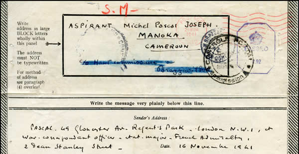 Airgraph transmis par voie de surface