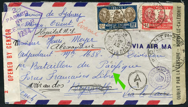 Lettre pour le BIMP janvier 1942