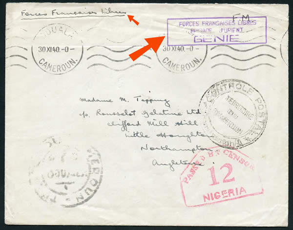 Brigade d'Orient cameroun novembre 1941