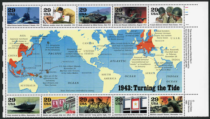 Le Monde en guerre 1943