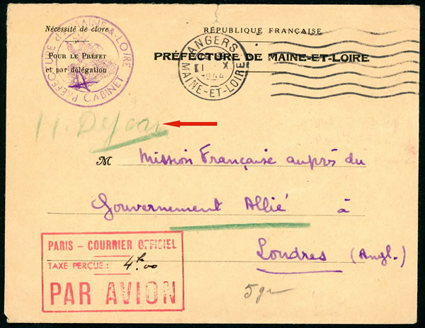 Mission française auprès des Alliés Londres 1944