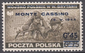 Surchargés MONTE CASSINO