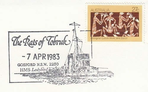 HMS lady Bird coulé à Tobrouk