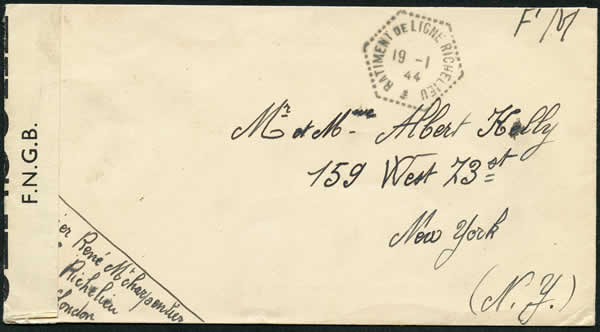 Lettre du Richelieu Libre gratté