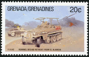 retraite de Rommel après El alamein