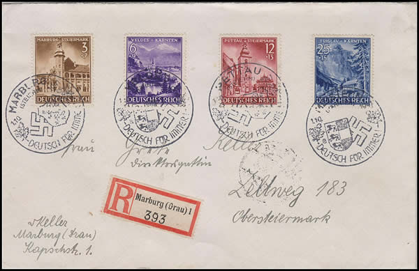 FDC annexion de la Slovénie