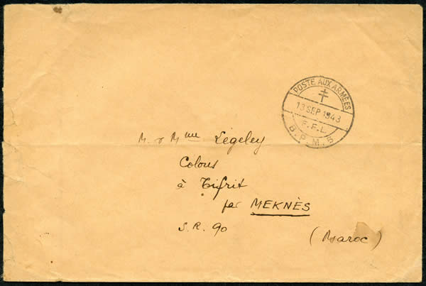 Lettre du BPM 5 en Tripolitaine