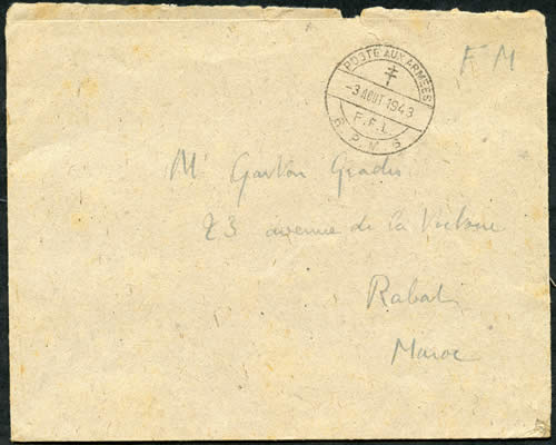 lettre du BPM 6 en Tripolitaine