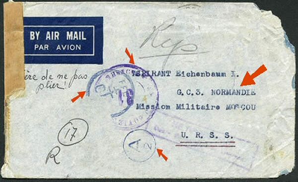 Lettre des CFS pour Normandie niemen