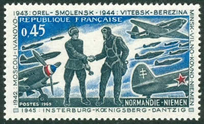 Timbre français Normandie Niemen