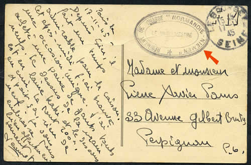 Vaguemestre de l'escadrille Normandie Niemen