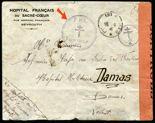 Censure militaire au Levant