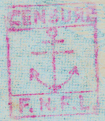 Cachet de censure des FNFL au Caire