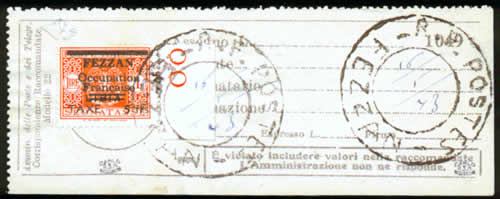 Timbre taxe sur fragment