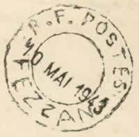 Timbre à date Fezzan