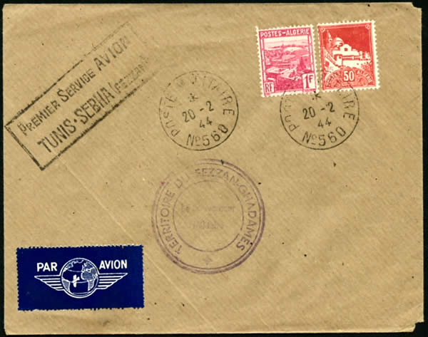 1er vol Tunis Sebha