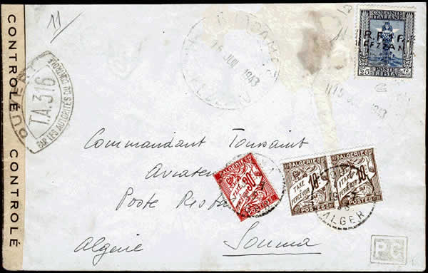 Lettre Ghadames pour Alger 