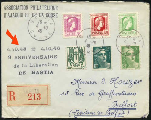 3ème anniversaire de la Libération de bastia