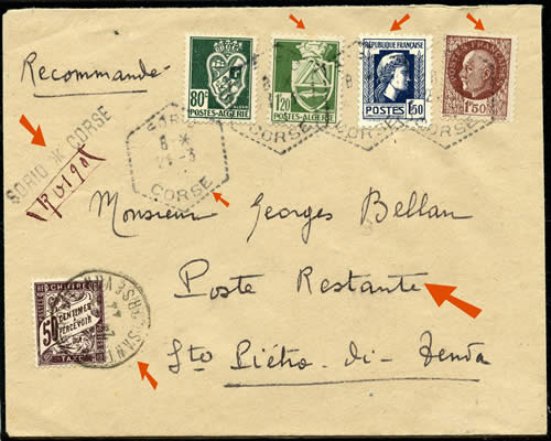 Trois émissions sur une LR en poste restante