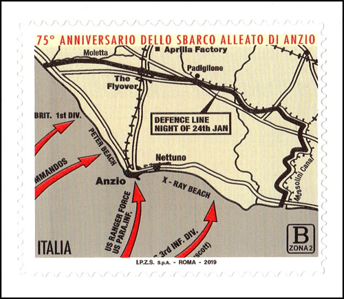 Schéma du débarquement