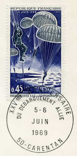 25ème anniversaire du débarquement carentan