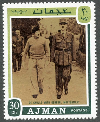 de Gaulle et Montgomery 14/6/44